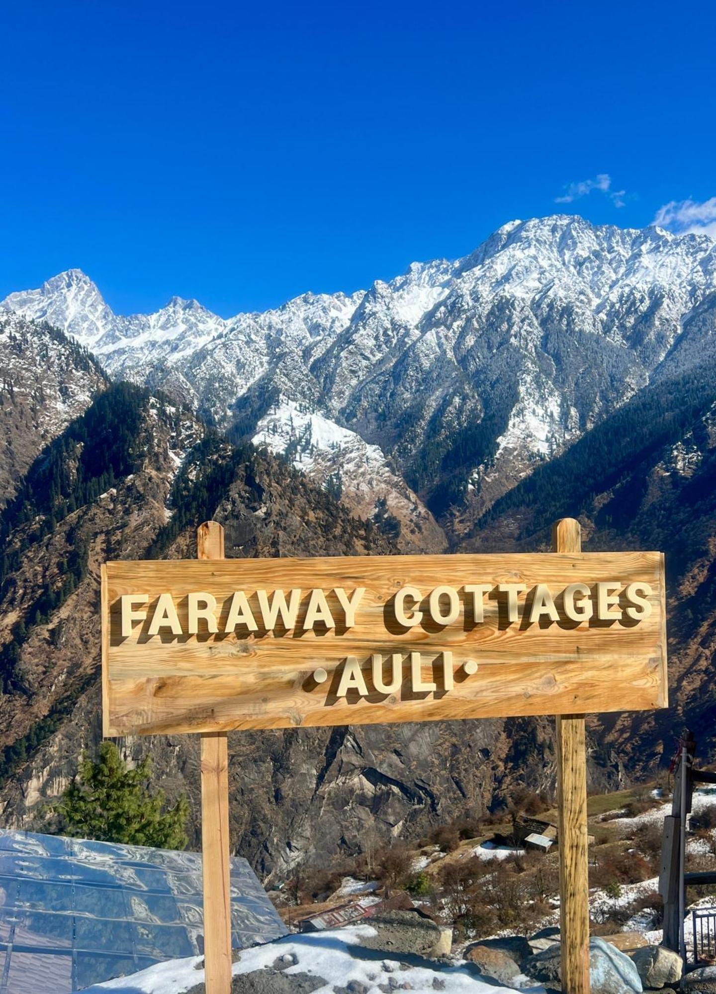Faraway Cottages, Auli โจชิมัธ ภายนอก รูปภาพ